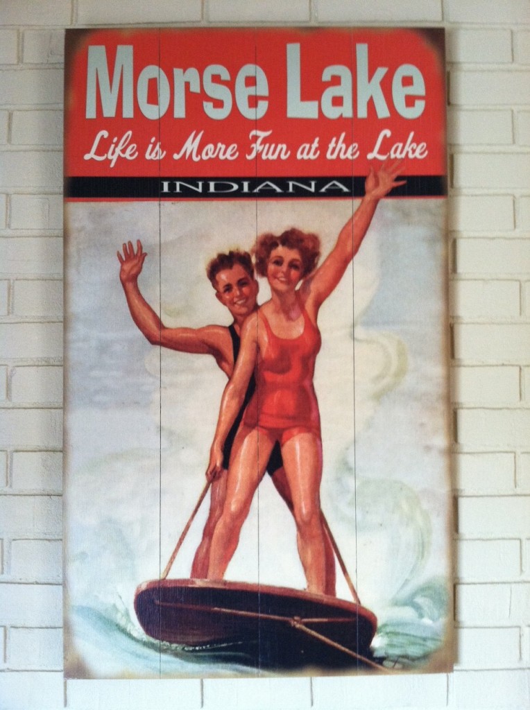 Morse Lake Vintage Sign